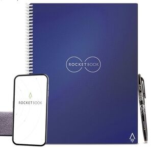 🍄 Rocketbook Blue Spiral Notebook